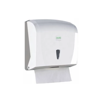 Adagoló V hajtogatású kéztörlőhöz műanyag Vialli K40 fehér Adagoló V hajtogatású kéztörlőhöz műanyag Vialli K40 fehér