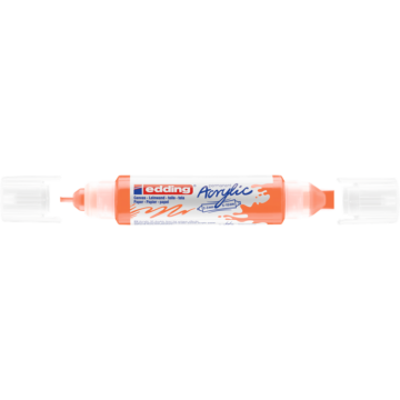 Akril marker 2-3mm, és 5-10mm, 3D Kétvégű Edding 5400 neon narancssárga
