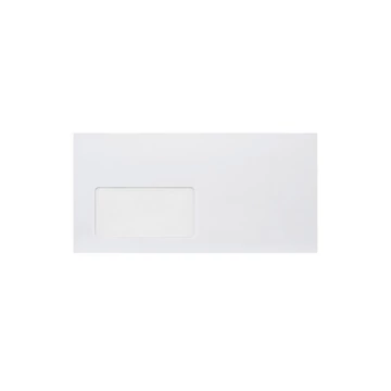 Boríték LA4, öntapadó bal ablakos (45x90mm) A15B20 újrahasznosított Bluering®