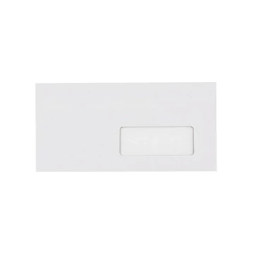 Boríték LA4, öntapadó jobb ablakos 35x90mm, A20J28 újrahasznosított Bluering®