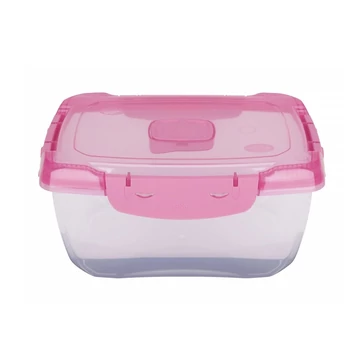 Ételtároló doboz 1,4 literes csatos és szelepes mikrós-fagyasztós_lányos színek