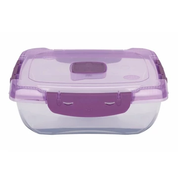 Ételtároló doboz 1 literes csatos és szelepes mikrós-fagyasztós_lányos színek