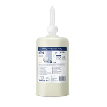 Folyékony szappan kézkímélő 1 liter érzékeny bőrre fehér S1 Tork_420701 Folyékony szappan kézkímélő 1 liter érzékeny bőrre fehér S1 Tork_420701