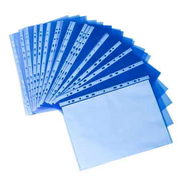 Genotherm lefűzhető A4, 50 micron, 25 db/csomag, kék