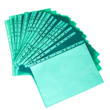 Genotherm lefűzhető A4, 50 micron, 25 db/csomag, zöld