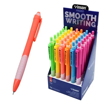 Golyóstoll nyomógombos 0,7mm Vinson Fashion C4 vegyes displ 36 db Golyóstoll nyomógombos 0,7mm Vinson Fashion C4 vegyes displ 36 db