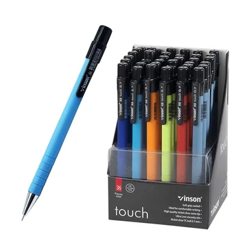 Golyóstoll nyomógombos gumírozott test Vinson X6 vegyes display 36 db Golyóstoll nyomógombos gumírozott test Vinson X6 vegyes display 36 db