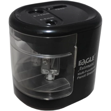 Hegyező asztali 2 lyukú elektromos elemes és USB adapterrel működtethető EG5161 Eagle fekete