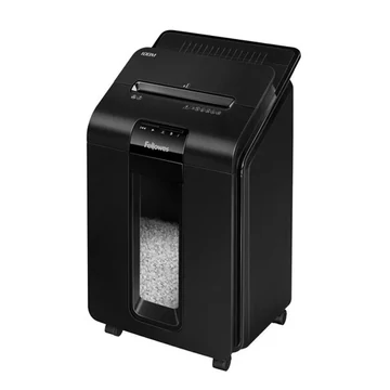 Iratmegsemmisítő, 90lap, minikonfetti vágás 4x10mm, Fellowes® AutoMax 100M Iratmegsemmisítő, 90lap, minikonfetti vágás 4x10mm, Fellowes® AutoMax 100M
