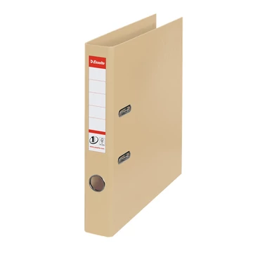 Iratrendező A4, 5cm, PP élvédő sínnel, Esselte Standard homok Iratrendező A4, 5cm, PP élvédő sínnel, Esselte Standard homok