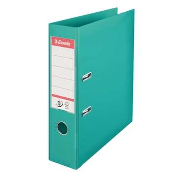 Iratrendező A4, 7,5cm, PP élvédő sínnel, Esselte Standard Vivida türkiz Iratrendező A4, 7,5cm, PP élvédő sínnel, Esselte Standard Vivida türkiz