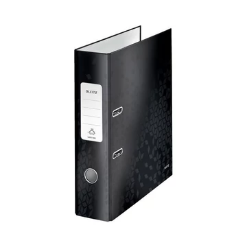 Iratrendező A4, 8cm, karton Leitz 180 Wow fekete Iratrendező A4, 8cm, karton Leitz 180 Wow fekete
