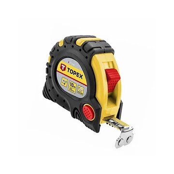Mérőszalag 10m hosszú 32mm széles mágneses szalag Topex 27C340 Mérőszalag 10m hosszú 32mm széles mágneses szalag Topex 27C340