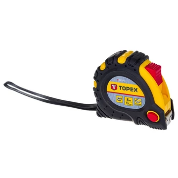 Mérőszalag 3m hosszú 19mm széles mágneses szalag Topex 27C343 Mérőszalag 3m hosszú 19mm széles mágneses szalag Topex 27C343