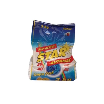 Mosópor 3 kg (20 mosás) fehér és színes ruhákhoz Dalma Star Mosópor 3 kg (20 mosás) fehér és színes ruhákhoz Dalma Star