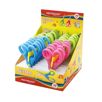Olló 13 cm tompa fejű 20 db/display Keyroad For Kids vegyes színek Olló 13 cm tompa fejű 20 db/display Keyroad For Kids vegyes színek