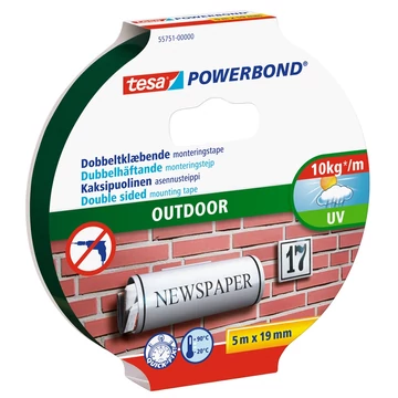 Ragasztószalag, rögzítószalag kültéri 19mmX5m PowerBond Tesa Ragasztószalag, rögzítószalag kültéri 19mmX5m PowerBond Tesa