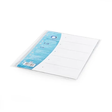Regiszter műanyag 1-5 Bluering® szürke Regiszter műanyag 1-5 Bluering® szürke