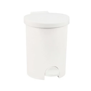 Szemetes kuka pedálos műanyag 15 literes kivehető tartállyal Curver fehér Szemetes kuka pedálos műanyag 15 literes kivehető tartállyal Curver fehér