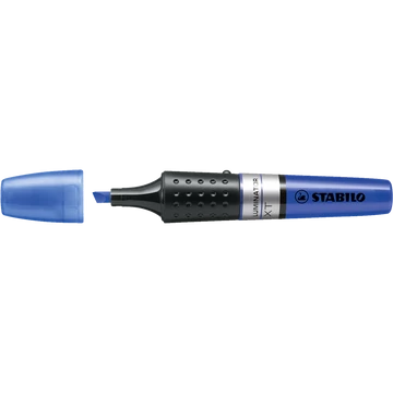Szövegkiemelő 2-5mm, hengeres test Stabilo Luminator kék