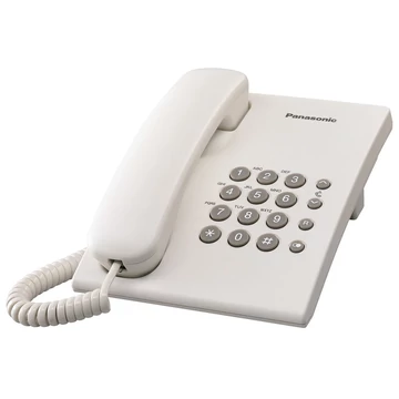 Telefonkészülék PANASONIC KX-TS500HGW (vezetékes) fehér