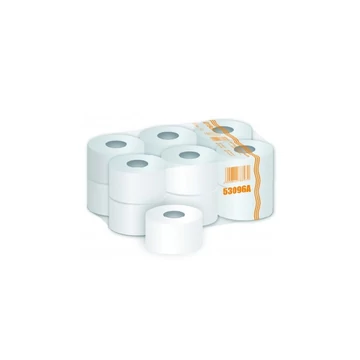 Toalettpapír 2 rétegű közületi átmérő: 19 cm 100 % cellulóz 125 m/tekercs 12 tekercs/karton Peppy_53096A