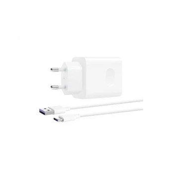 Töltő hálózati HUAWEI USB aljzat (18W, gyorstöltő + Type-C kábel) fehér Töltő hálózati HUAWEI USB aljzat (18W, gyorstöltő + Type-C kábel) fehér