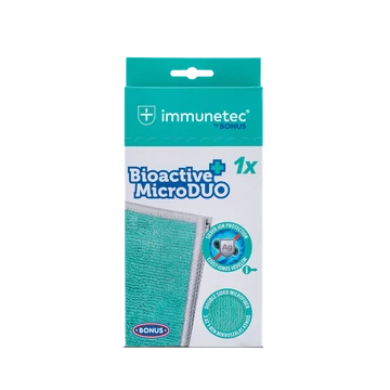 Törlőkendő mikroszálas Immunetec by BONUS Bioactive MicroDUO_B643