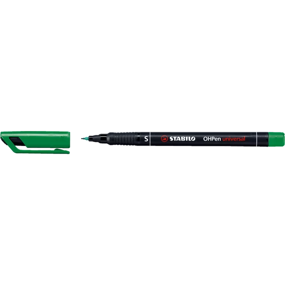 Alkoholos marker 0,4mm, STABILO OHPen S zöld