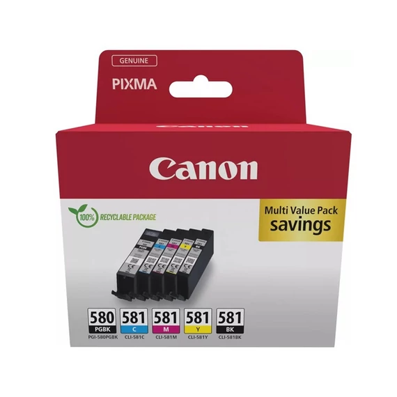 Canon PGI580/CLI581 BCMY tintapatron multipack ORIGINAL