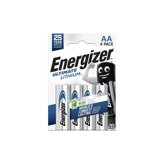 Elem AA ceruza LR06 Ultimate Lítium 4 db/csomag, Energizer