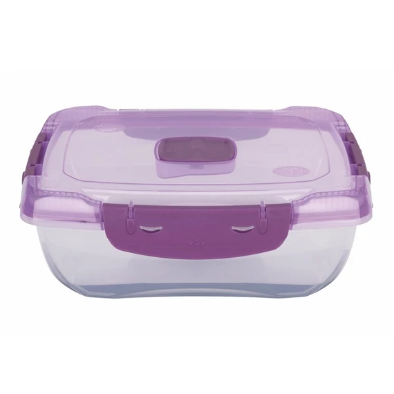 Ételtároló doboz 1 literes csatos és szelepes mikrós-fagyasztós_lányos színek