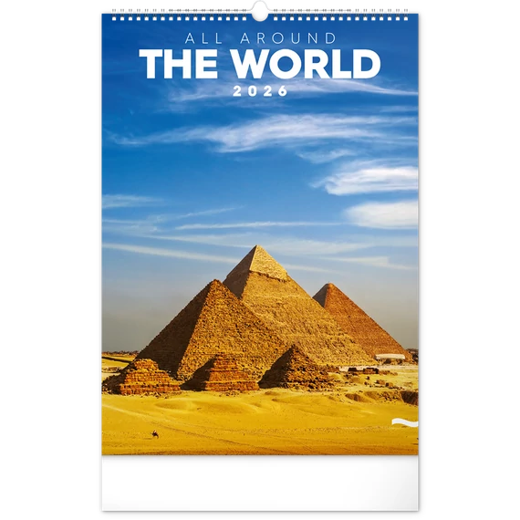 Falinaptár képes  330×460mm All Around the World Realsystem 2026.