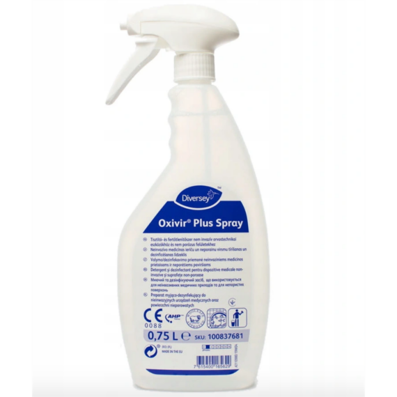 Fertőtlenítő hatású tisztítószer szórófejes 750 ml Oxivir Plus Spray