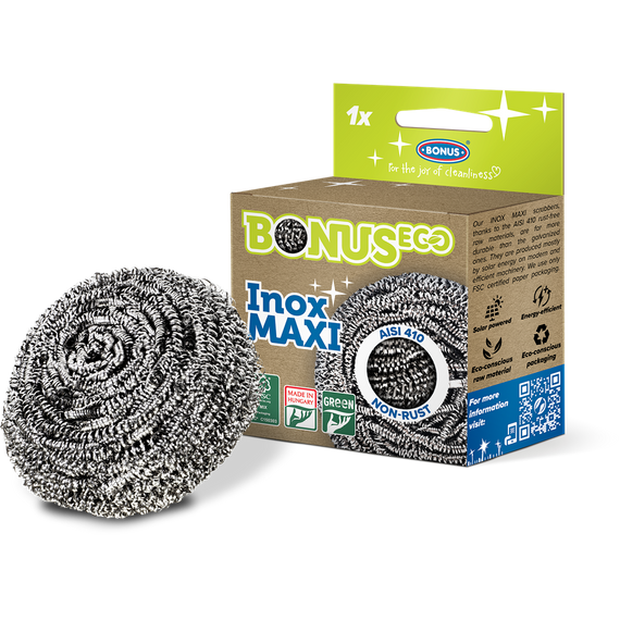 Fém dörzsi spirál INOX Maxi Bonus_B149