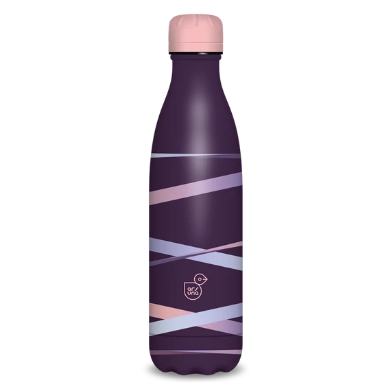 Fémkulacs duplafalú 500ml Ars Una Ribbon-purple (5168) 22