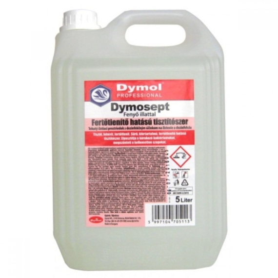 Fertőtlenítő hatású tisztítószer 5 liter Dymosept fenyő illat