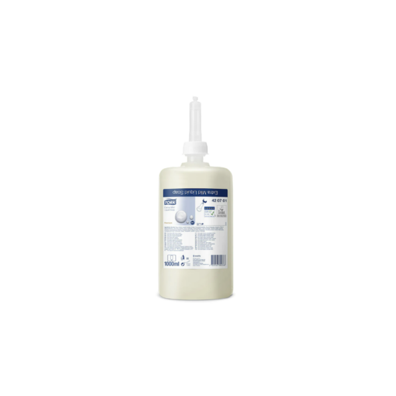 Folyékony szappan kézkímélő 1000 ml érzékeny bőrre fehér S1 Tork_420701