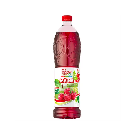 Gyümölcsszörp 1l, málna Pölöskei