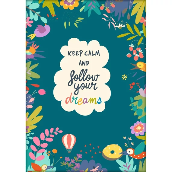 Határidőnapló Colors A5 heti, fehér lapokkal Fantasy Dayliner 2026.