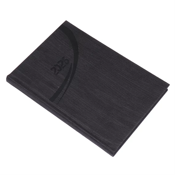 Határidőnapló Fashion A/5, heti fehér lapokkal grafit Realsystem 2026.