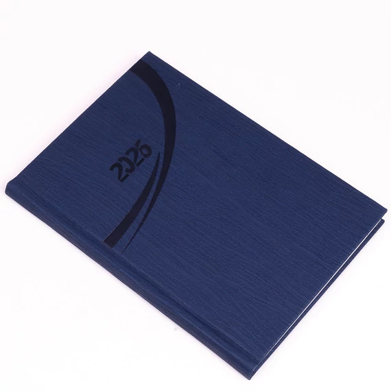 Határidőnapló Fashion A/5, heti fehér lapokkal kék Realsystem 2026.