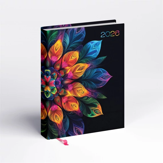 Határidőnapló Librobello hölgyeknek B/6, napi mandala Realsystem 2026.