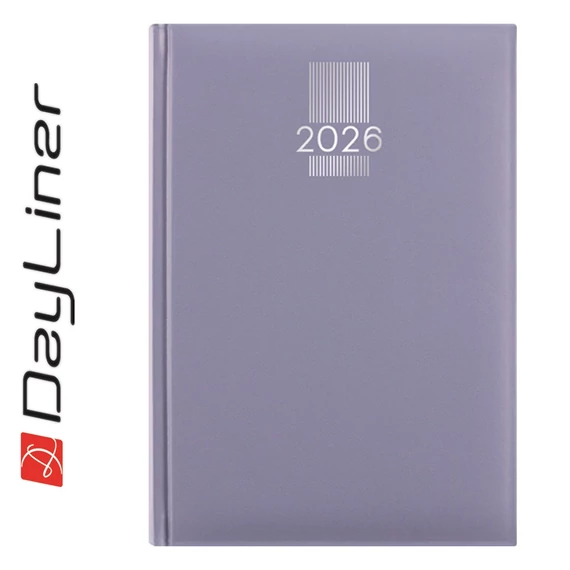 Határidőnapló MyPastel A5 heti, krémszínű lapokkal kék Dayliner 2026.