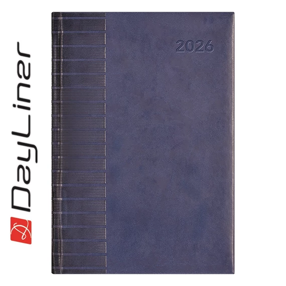 Határidőnapló Tucson B5 heti, fehér lapokkal kék Dayliner 2026.