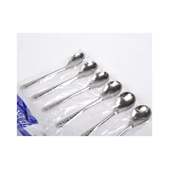 Kanál teás-kávés fém 6 db/csomag