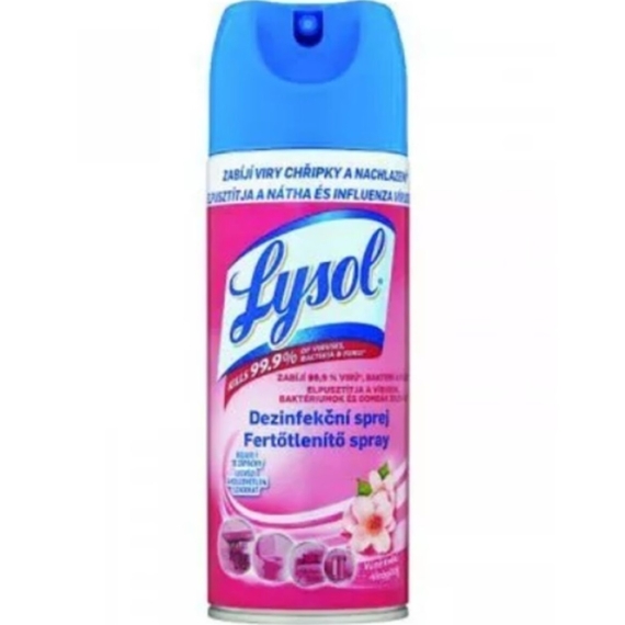 Légtérkezelő spray fertőtlenítő hatással 400 ml Lysol virág illat