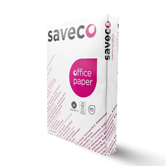 Másolópapír A3, 80g, újrahasznosított ISO 70 fehérségű  Saveco Orange Label 500ív/csomag