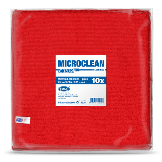 Microszálas kendő MicroClean BonusPro piros_B326
