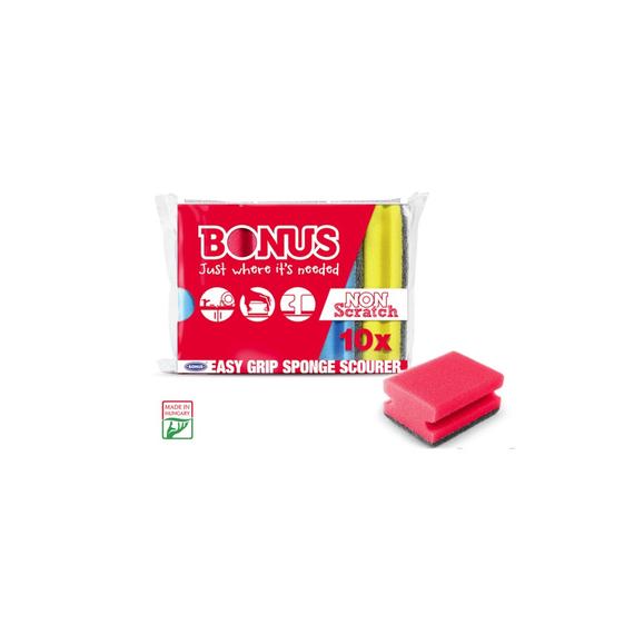 Mosogató szivacs 10 db/csomag formázott Bonus B323